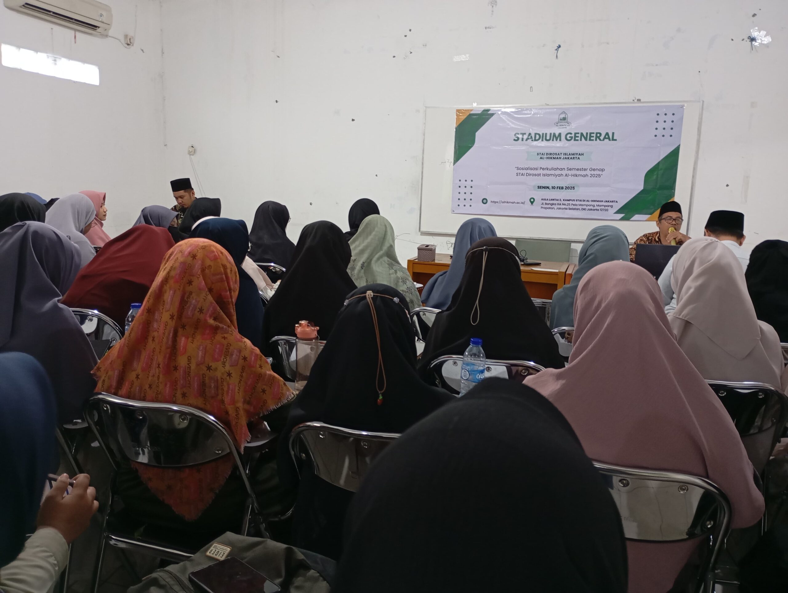 STADIUM GENERAL: SOSIALISASI PERKULIAHAN SEMESTER GENAP STAI DI AL-HIKMAH JAKARTA