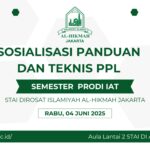 Hijau Putih Modern Geometris Rapat Kerja Sekolah Banner