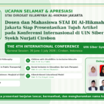 Dosen dan Mahasiswa STAI DI Al-Hikmah Jakarta Siap Presentasikan Tujuh Artikel pada Konferensi Internasional di UIN Siber Syekh Nurjati Cirebon